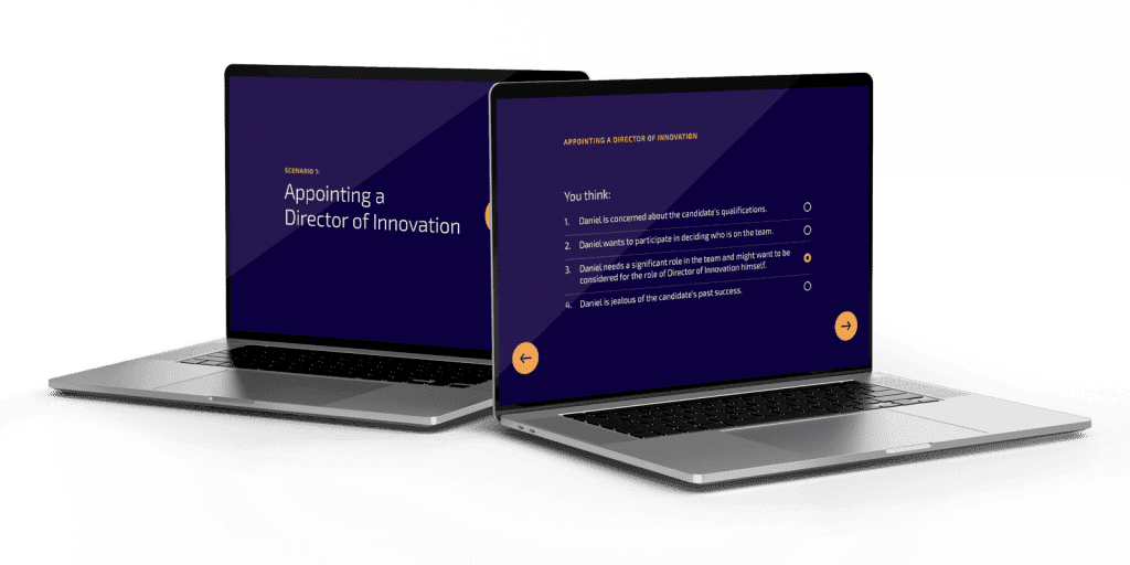 Multiple-choice scenario